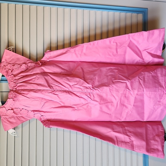 Jacadi Pink Floral Appliqué Dress - Picture 8 of 14